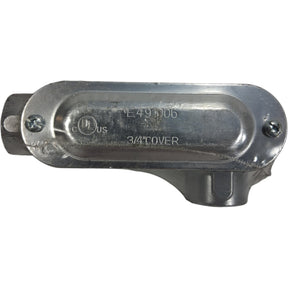 Thomas & Betts DALL‑2‑CG — 3/4" Die‑Cast Aluminum Conduit Body (Left‑Side Opening) with Cover & Gasket - Image 1