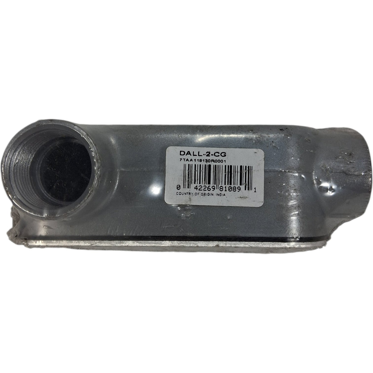 Thomas & Betts DALL‑2‑CG — 3/4" Die‑Cast Aluminum Conduit Body (Left‑Side Opening) with Cover & Gasket - Image 3