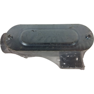 Topaz 5FK5 — 3/4" LL Conduit Body Cover (Die‑Cast) with Screws - Image 1