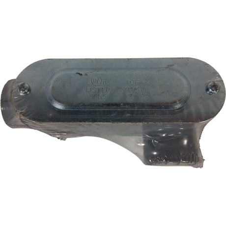 Topaz 5FK5 — 3/4" LL Conduit Body Cover (Die‑Cast) with Screws - Image 1