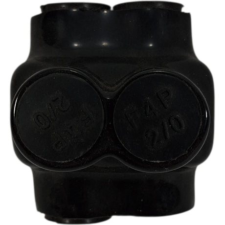 F4P IL2/0‑2 — 2/0 AWG 2‑Port Dual‑Entry Insulated Aluminum Wire Connector - Image 2