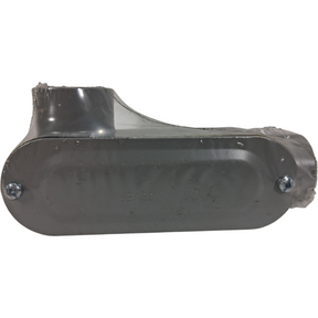 T1 — 1" LL Conduit Body Cover (PVC) with Screw Holes - Image 1