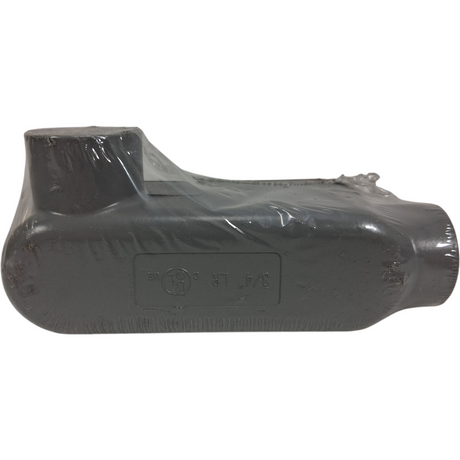 T1 — 3/4" LR Conduit Body Cover (PVC) with Screw Holes - Image 2