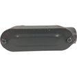 T1 — 3/4" LB Conduit Body Cover (PVC) with Screw Holes - Image 1