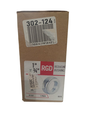 HALEX, 91332, Reducing, Conduit Bushing, 1 X 3/4", Rigid Steel - Image 1