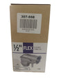 Halex, 91101, Zinc, Die Cast, 90 Deg, Connector, 1/2" Dia., EMT/Flex - Image 1