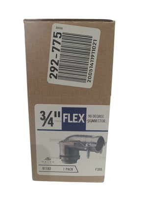 Halex, 91102, Flex Connector, 3/4", Zinc - Image 1