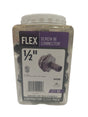 Halex, 04405B, Conduit Connector, 1/2", Screw, Zinc - Image 1
