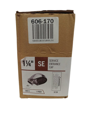 Halex 58012 Service Entrance Cap  Clamp  Aluminum - Image 1