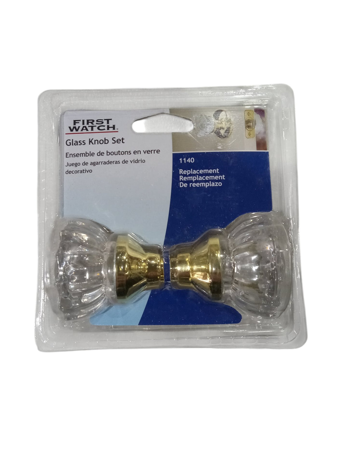 Belwith Products 1140 2 Pack Knob Glass & Spindle - Image 1