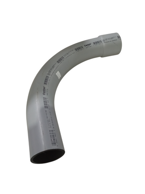 Carlon UA9AKB-CTN Conduit Fitting, PVC Belled End Elbow, 90 Degree, 2-1/2-In. - Image 1