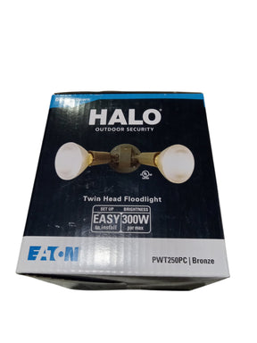 HALO EATON Lighting PWT250PC BRZ Twinfldlight/Sensor - Image 1