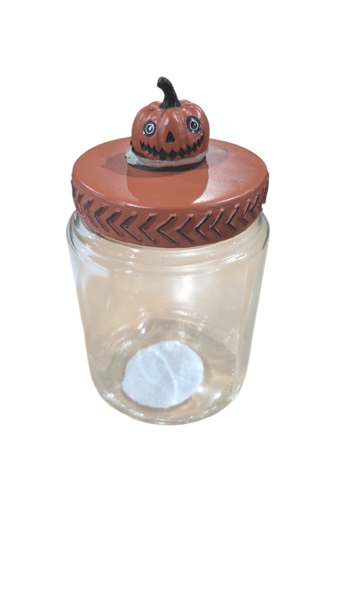 7" Jack-o'-Lantern Decorative Glass Jar by Ashland