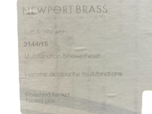 Load image into Gallery viewer, Newport Brass 2144/15, Shower Head Only, Polished Nickel-Natural, New in Box - FreemanLiquidators - [product_description]
