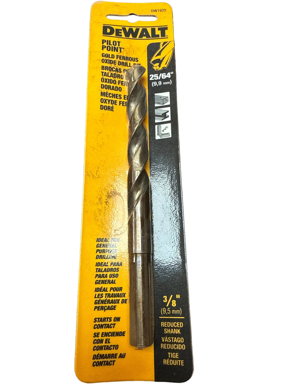 Dewalt 25/64” drill bit