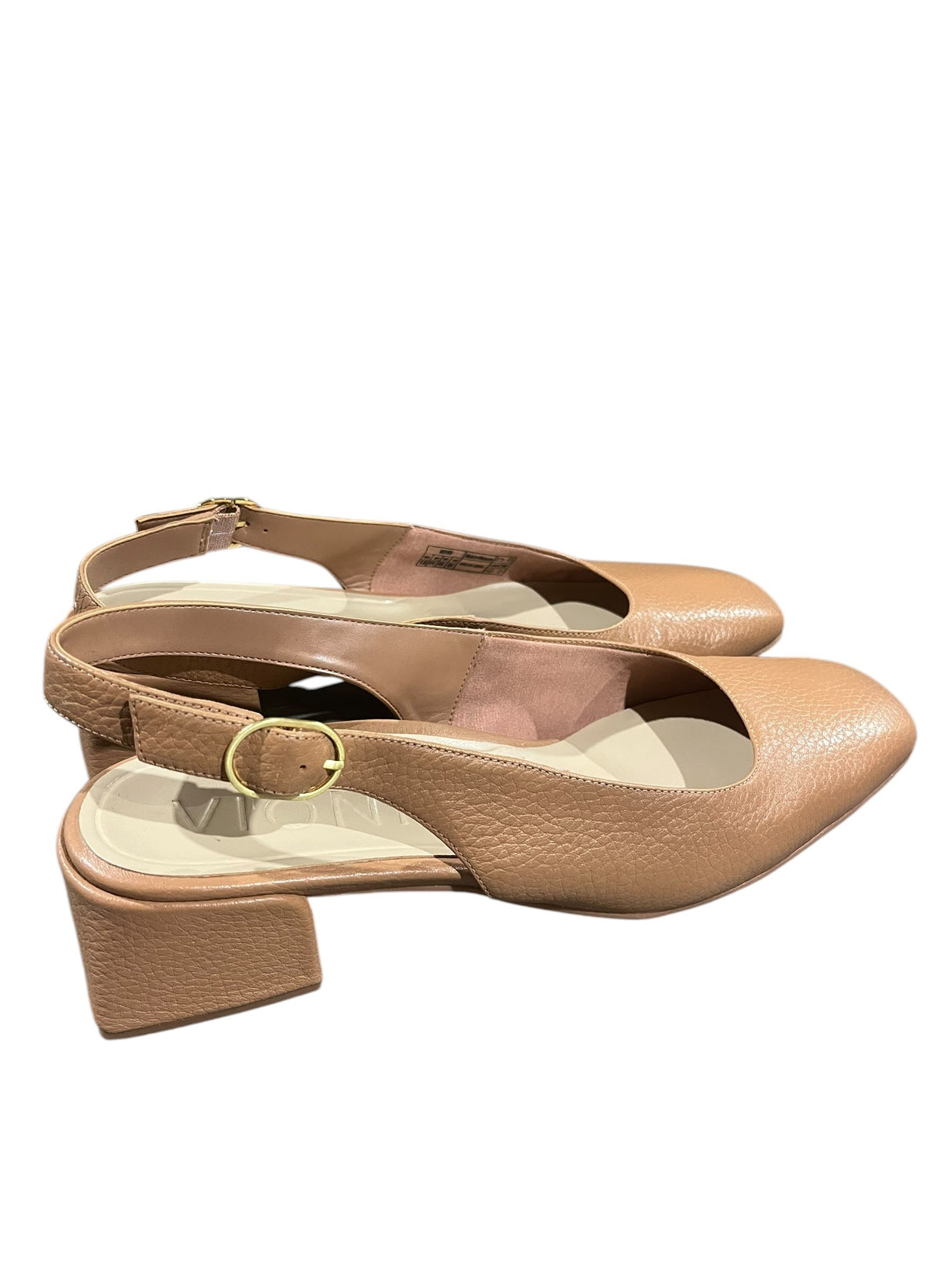 Vionic, Women's, Reyes, Slingback, Block Heel, Mocha Leather, Size 13 - Women's Shoes - Freeman Liquidators - [product_description]