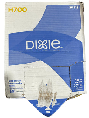 Dixie, 29416, Dry Wipe: Dispenser Box, H700, 13 in x 23 1/2 in Sheet Size, 150 Sheets - FreemanLiquidators - [product_description]
