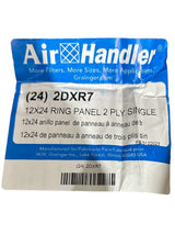 Air Handler, 2DXR7, Ring Panel Air Filter, 12 in Nominal Ht, 24 in Section Wd, 1 Sections, Synthetic - FreemanLiquidators - [product_description]