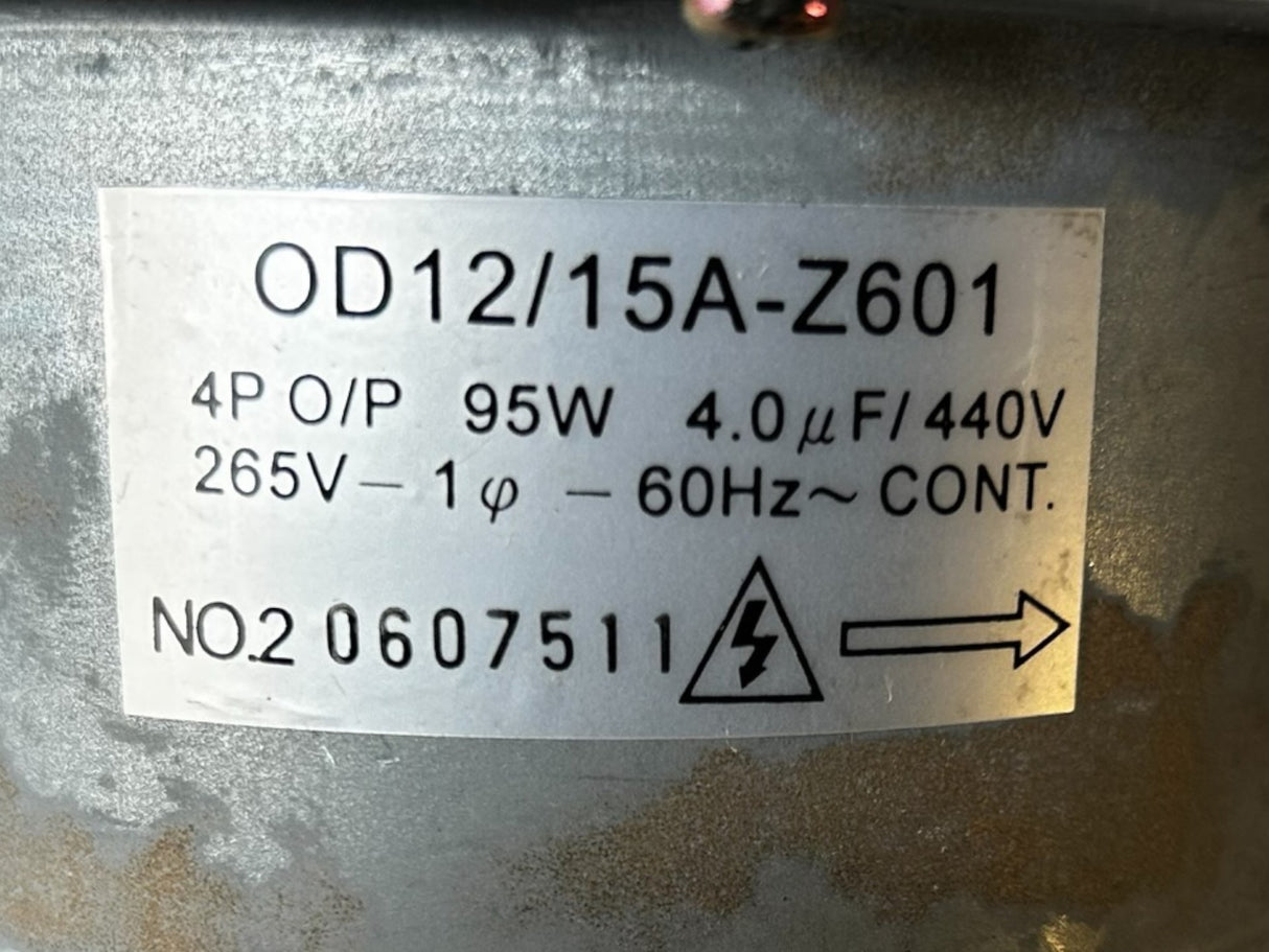 MCQUAY, 300039382, OD12/15A-Z601, OUTDOOR MOTOR, PTAC/ HP-12/15B - NEW IN BOX - FreemanLiquidators - [product_description]