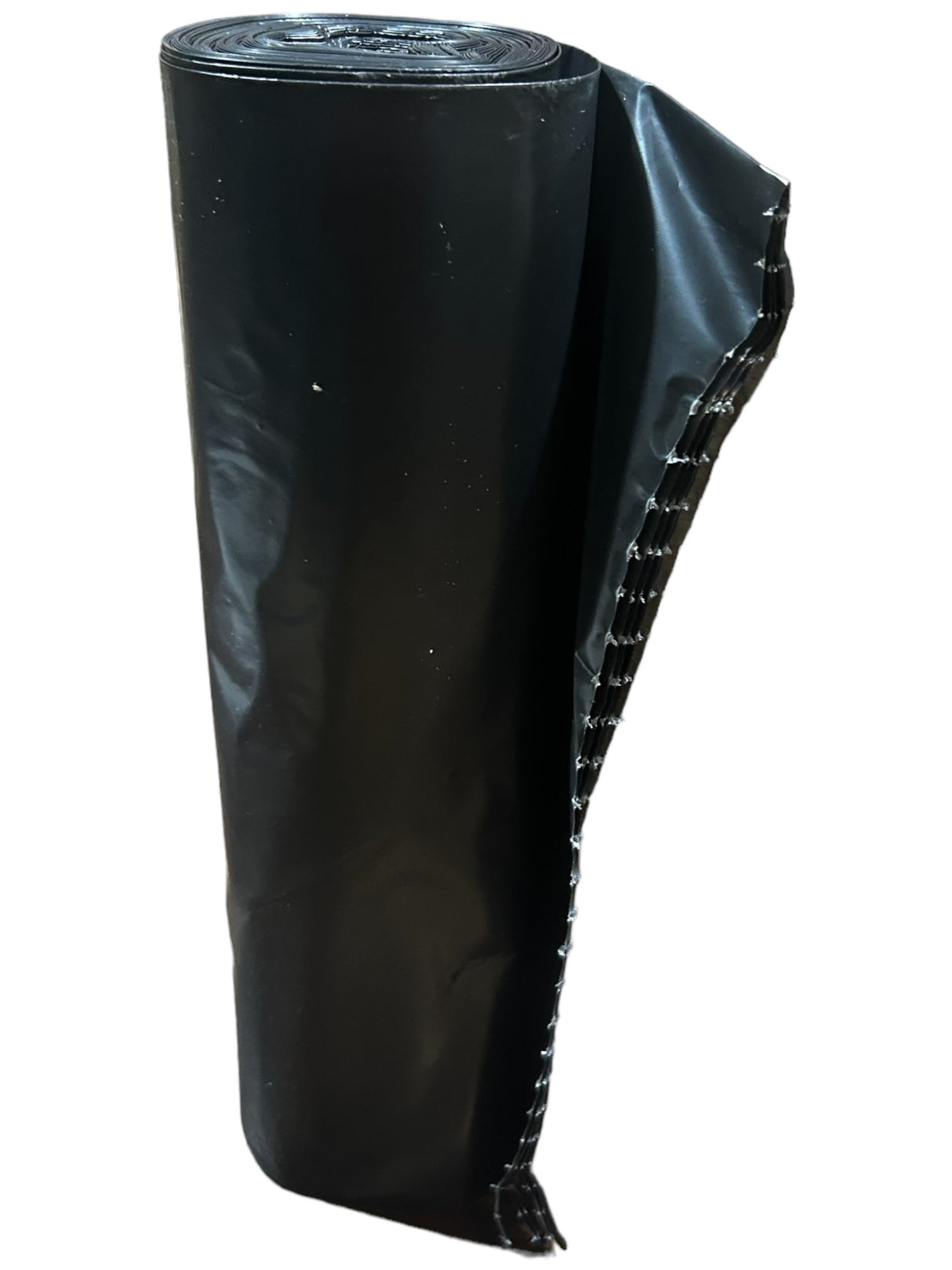 TOUGH GUY Recycled Trash Bags, 31DK57, 56 gal Capacity, 42 1/2 in Wd, 48 in Ht, 1.5 mil Thick, Black, 100 PK - FreemanLiquidators - [product_description]