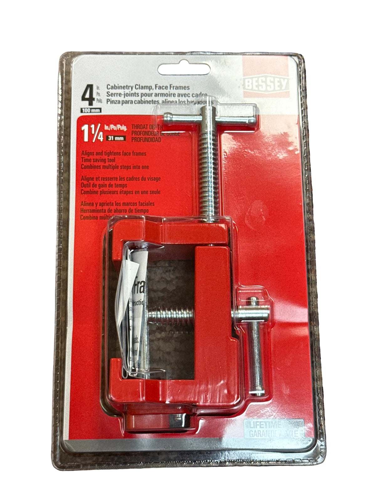 Bessey Cabinetry Clamp / Face Frames 1.25"/31MM BES8511