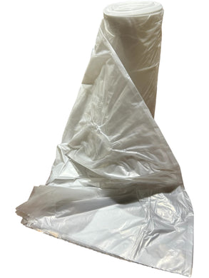 TOUGH GUY Trash Bags, 38EU64, Recycled Plastic Trash Bags, 45 gal Capacity, 40 in Wd, 46 in Ht, 1 mil Thick, 100 PK - FreemanLiquidators - [product_description]