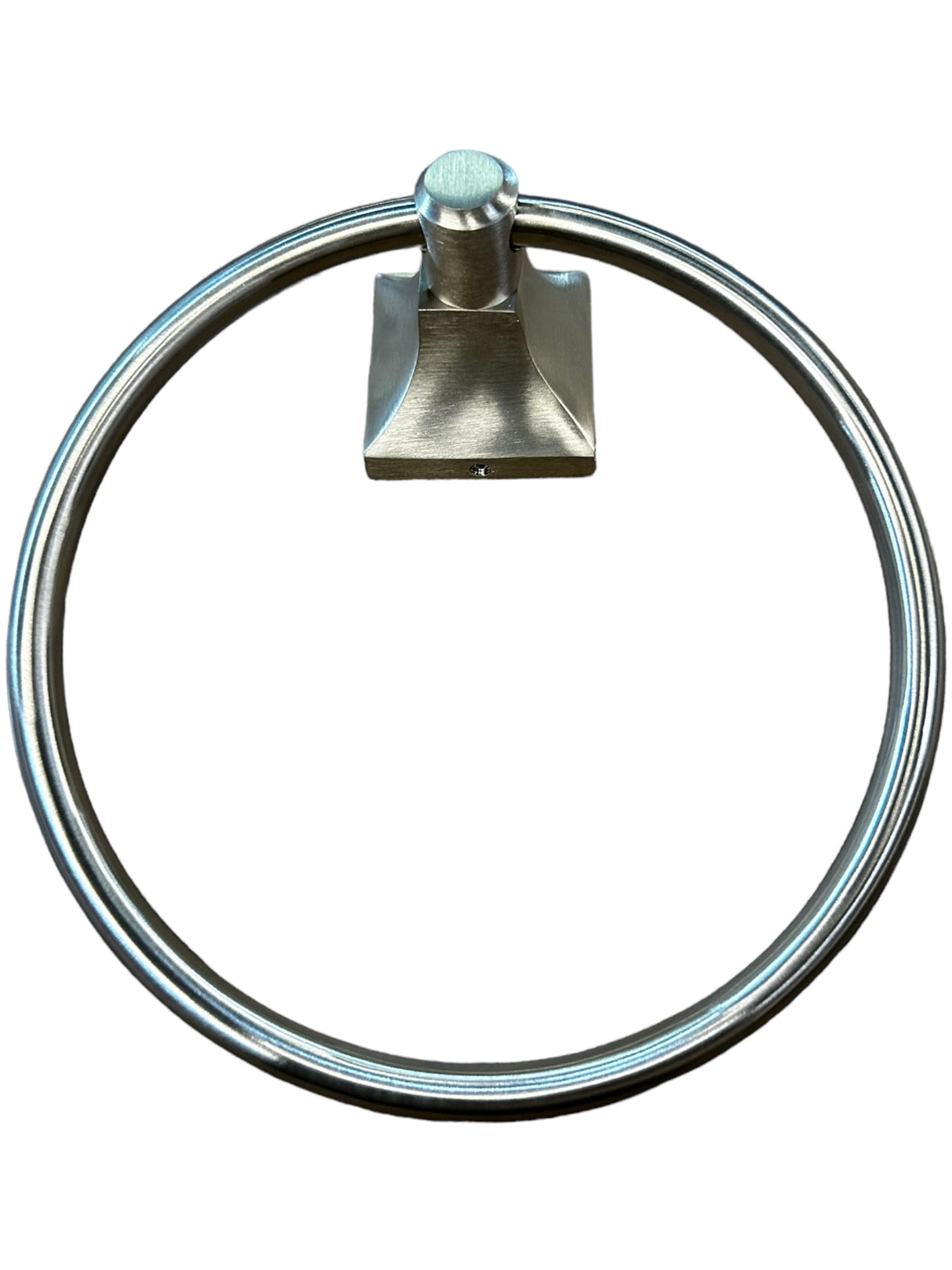 KARTNERS, 390460-81, GLASGOW - TOWEL RING-BRUSHED NICKEL, New in Box - FreemanLiquidators - [product_description]