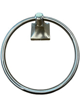 Load image into Gallery viewer, KARTNERS, 390460-81, GLASGOW - TOWEL RING-BRUSHED NICKEL, New in Box - FreemanLiquidators - [product_description]
