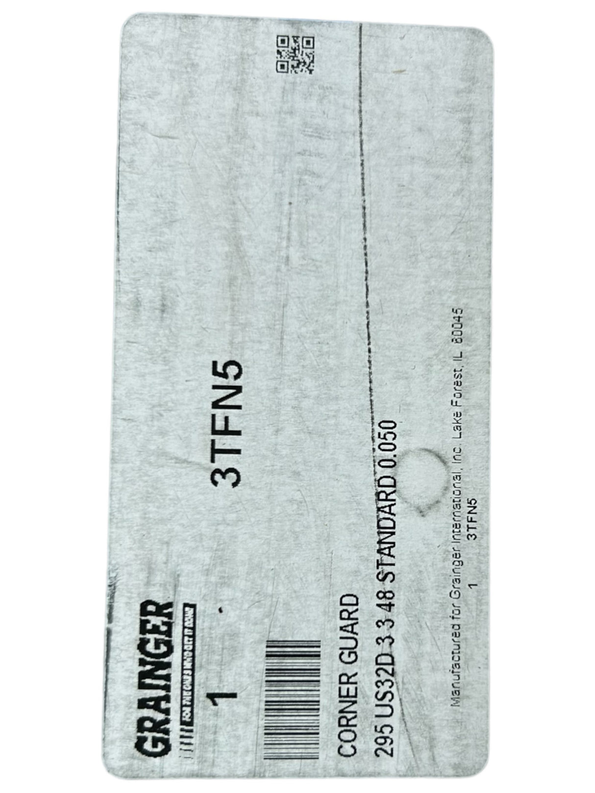 ROCKWOOD, Corner Guard: 3 in Wd, 48 in Ht, Satin, Silver, Screw In, Set of 4 - FreemanLiquidators - [product_description]