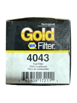 NAPA Gold, FIL 4043, Fuel Filter - FreemanLiquidators - [product_description]