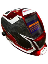 Westward Auto Darkening, Welding Helmet, 44R235, Black/Red/White - FreemanLiquidators - [product_description]