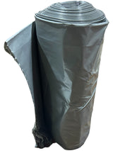 TOUGH GUY Trash Bags, 4YPC2, 60 gal Capacity, 38 in Wd, 58 in Ht, 1.5 mil Thick, Gray, 100 PK - FreemanLiquidators - [product_description]