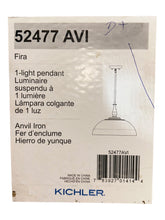 Load image into Gallery viewer, Kichler, 52477AVI, Fira 18&quot; Wide Pendant, In Anvil Iron and Beech - New in Box - FreemanLiquidators - [product_description]
