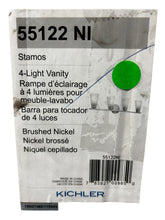 Load image into Gallery viewer, Kichler Lighting, 55122NI, Stamos 31 Inch 4 Light Bath Vanity Light, In Brushed Nickel - FreemanLiquidators - [product_description]
