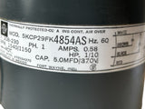 GE MOTORS, 5КСР29FK4854AS, 1/10HP, 208/230V,  1150 RPM - NEW IN BOX - FreemanLiquidators - [product_description]