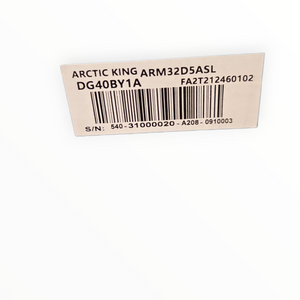 Arctic King 3.2 Cu ft Two Door Mini Fridge with Freezer, Stainless Steel, E-Star - IN STORE PICKUP ONLY