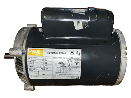 Dayton, 6XJ20BB, General Purpose Motor, 1/2 HP, Capacitor-Start, RPM 1725, Voltage 115/208-230 - NEW NO BOX - FreemanLiquidators - [product_description]