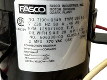 Load image into Gallery viewer, FASCO INDUSTRIES, 7190-0349, 1/2 HP, 1250rpm, 230V - NEW IN BOX - FreemanLiquidators - [product_description]
