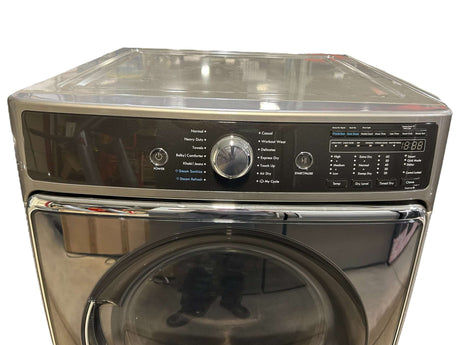 9.0 cu. ft. Smart Electric Dryer w/ Accela Steam Technology – Metallic Silver ED1983 IN-STORE-PICKUP-ONLY - FreemanLiquidators - [product_description]