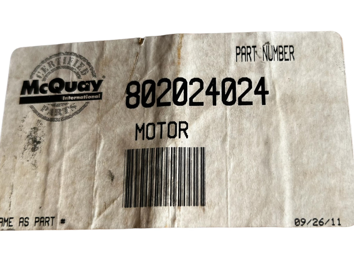 FASCO, McQuay, E3901, 802024024, 1/20HP, Motor - NEW IN BOX - FreemanLiquidators - [product_description]