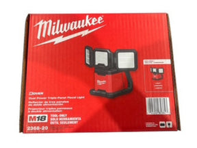 Milwaukee, 2368-20, M18, ROVER, Dual Power, Triple-Panel, Flood & Area Light, Tool Only - Flood Light - Freeman Liquidators - [product_description]