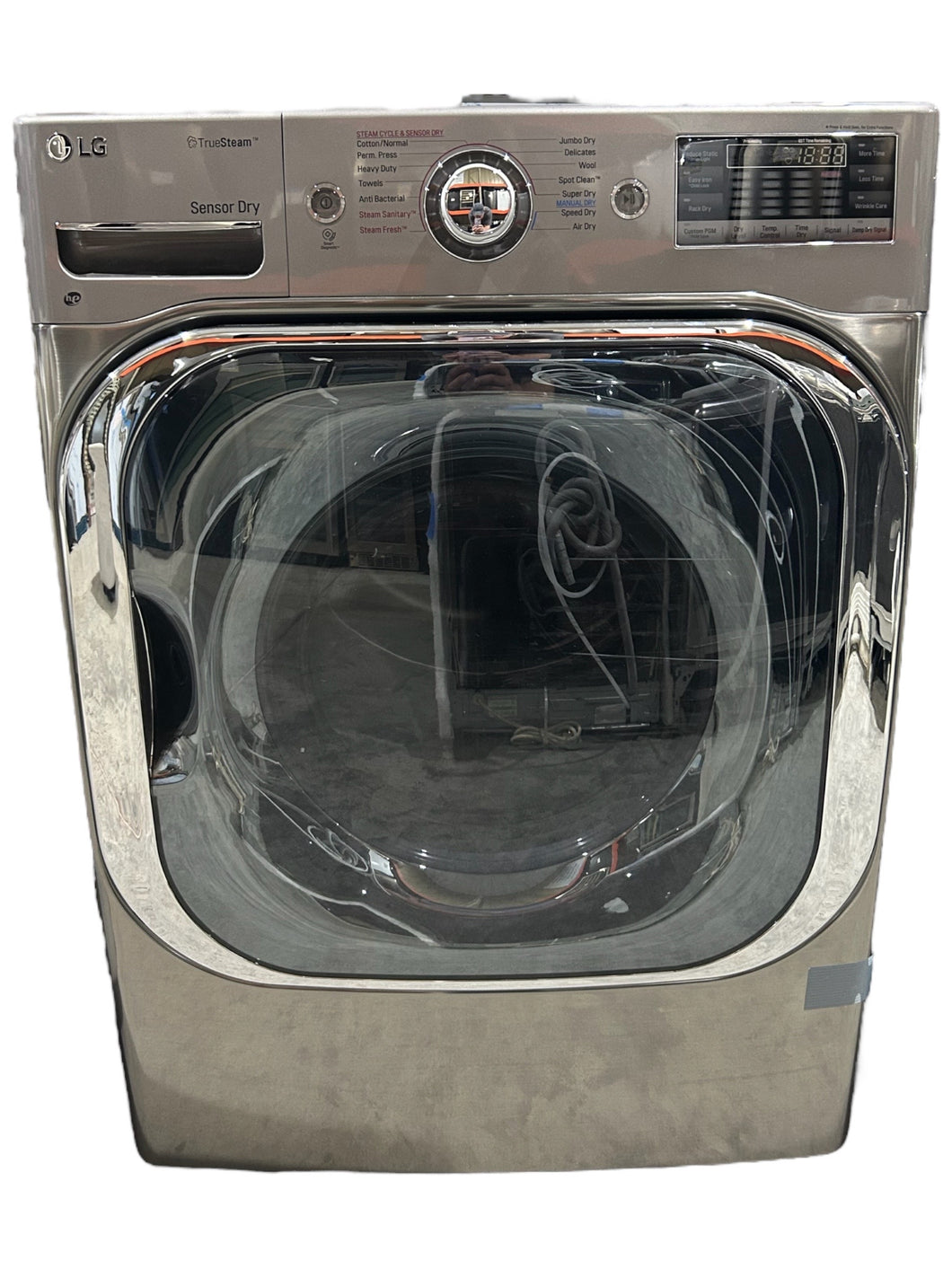 9.0 Cu. Ft. Graphite Electric Dryer with Steam ED5803 IN-STORE-PICKUP-ONLY - FreemanLiquidators - [product_description]
