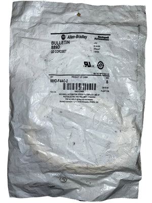 ALLEN-BRADLEY, 889D-F4AC-2, DC Micro Cable, Female, 2M - NEW IN ORIGINAL PACKAGING - FreemanLiquidators - [product_description]