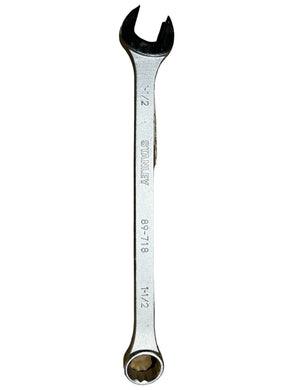 STANLEY Combination Wrench: Alloy Steel, Chrome, 1 1/2 in Head Size, 20 1/8 in Overall Lg, Offset - FreemanLiquidators - [product_description]