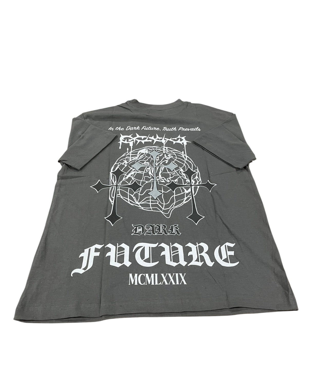 Riot Empire, Men's, Dark Future, Short Sleeve, T-Shirt, Grey - Men's Clothing - Freeman Liquidators - [product_description]