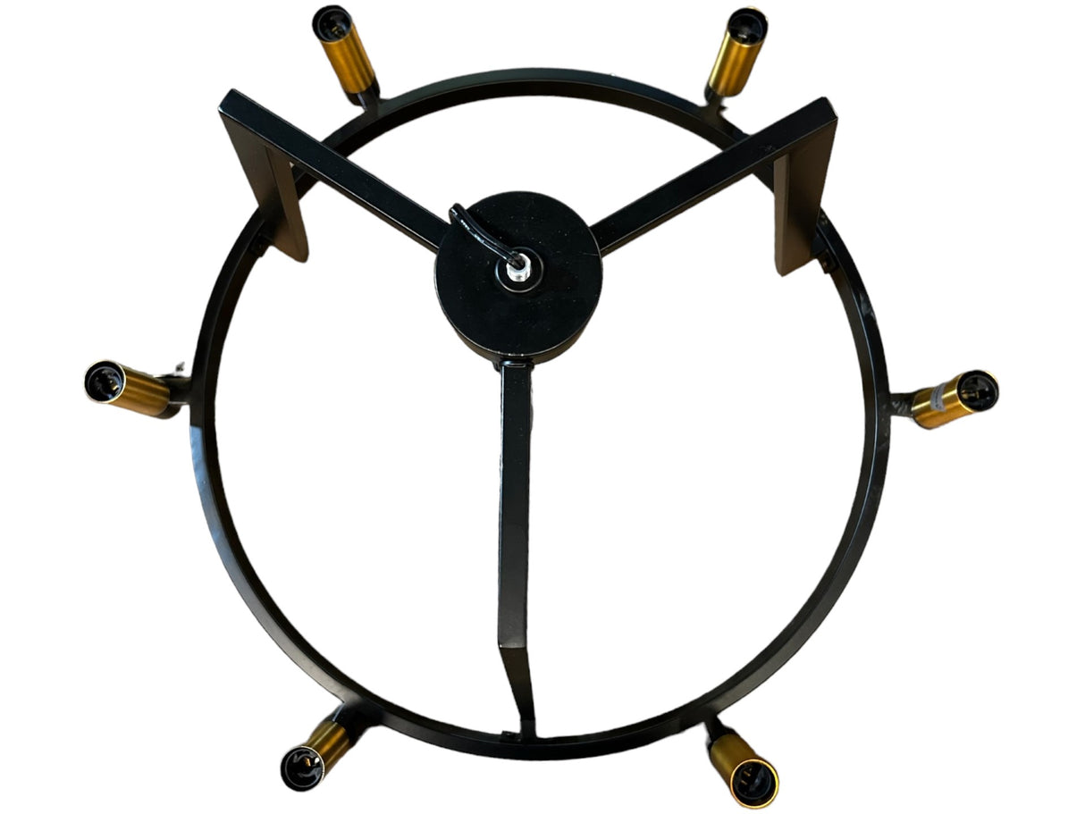 Artcraft Lighting, AC11126, Regent 6 Light 26" Wide Ring Chandelier with Candle-Style Sockets - New in Box - FreemanLiquidators - [product_description]