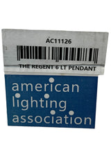 Artcraft Lighting, AC11126, Regent 6 Light 26" Wide Ring Chandelier with Candle-Style Sockets - New in Box - FreemanLiquidators - [product_description]