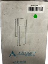 Artcraft Lighting, AC9167BK, Cortland LED 16 inch Black Outdoor Wall Light - New in Box - FreemanLiquidators - [product_description]