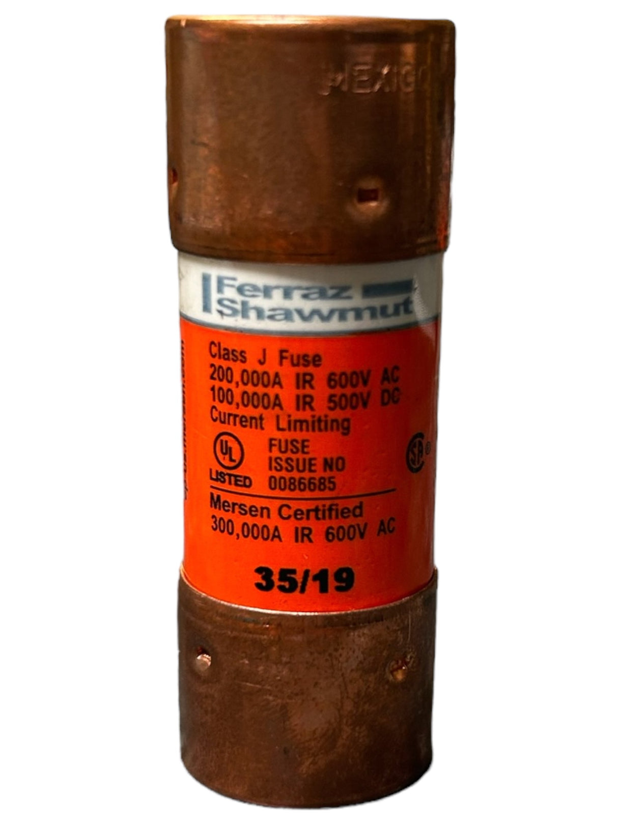 MERSON, FERRAZ SHAWMUT, AJT25, TIME DELAY, FUSE, CLASS J - New NO Box - FreemanLiquidators - [product_description]