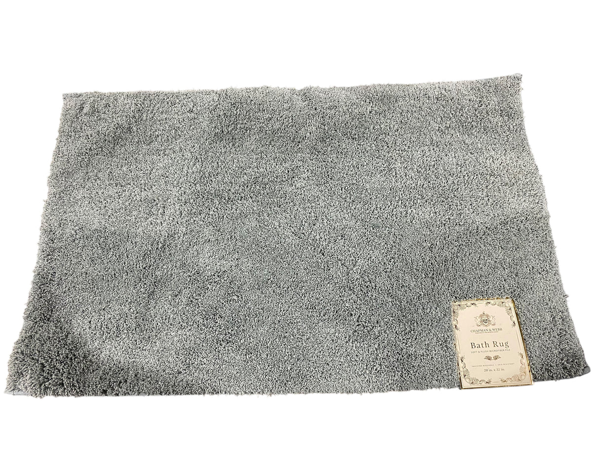 Chapman & Webb, Premium, Luxury, Bath Rug, 20"x32", Thick Shag, Sage Green - Freeman Liquidators - [product_description] - bath rug